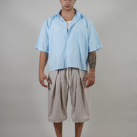 Camicia Boxy Sky