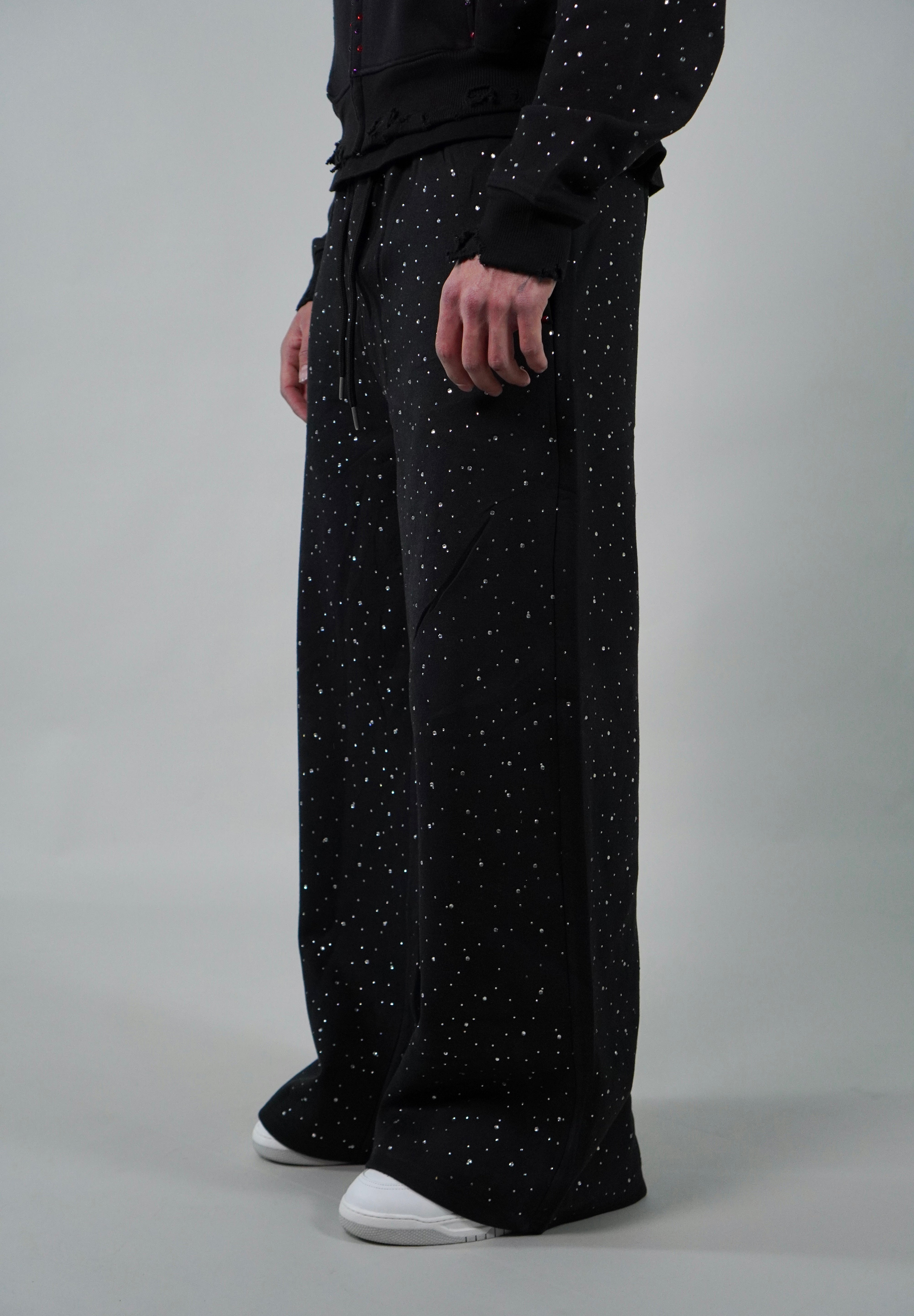 OVR Trousers Rhinestone Black