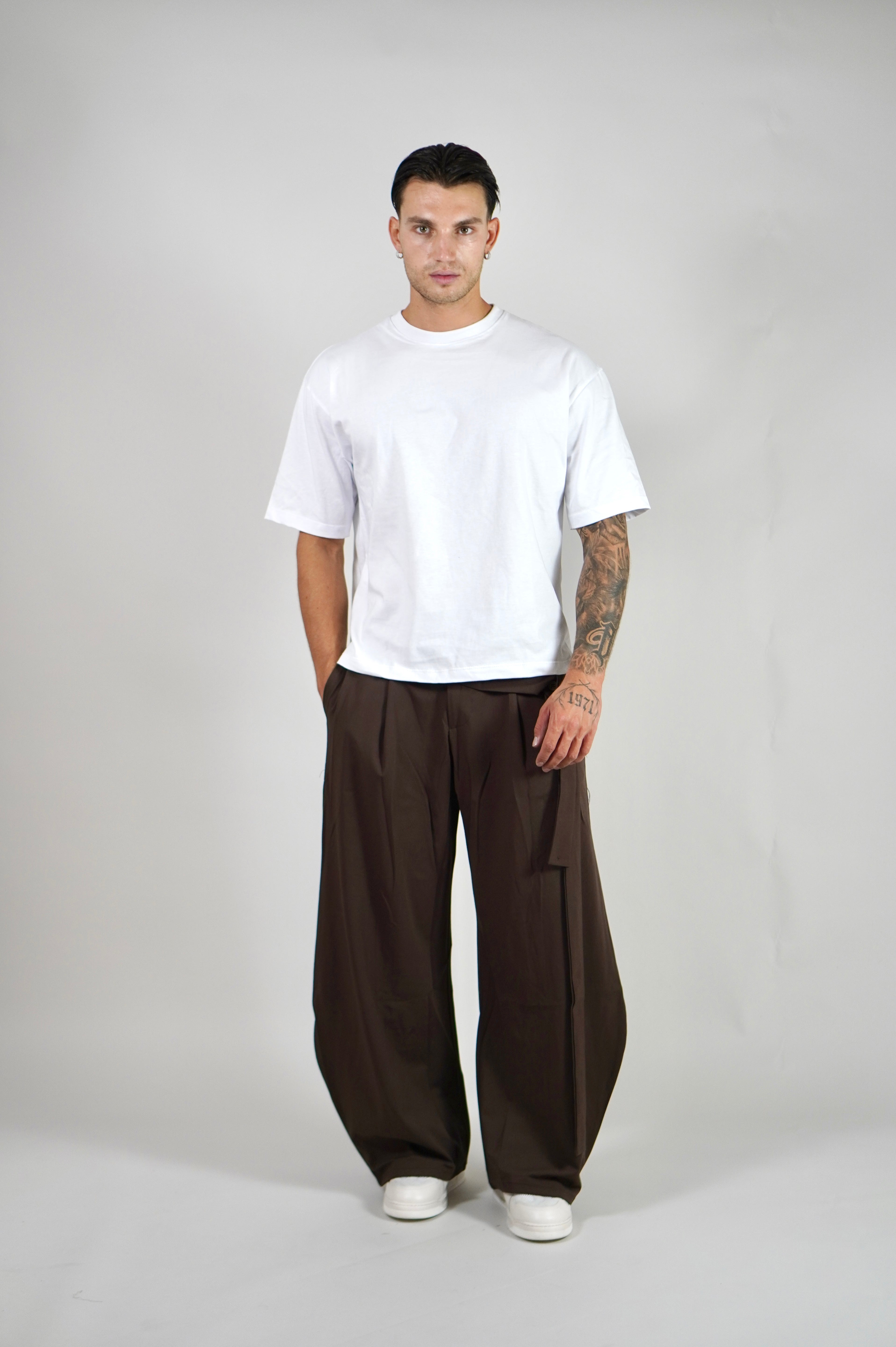 Pantalone Belt Moka