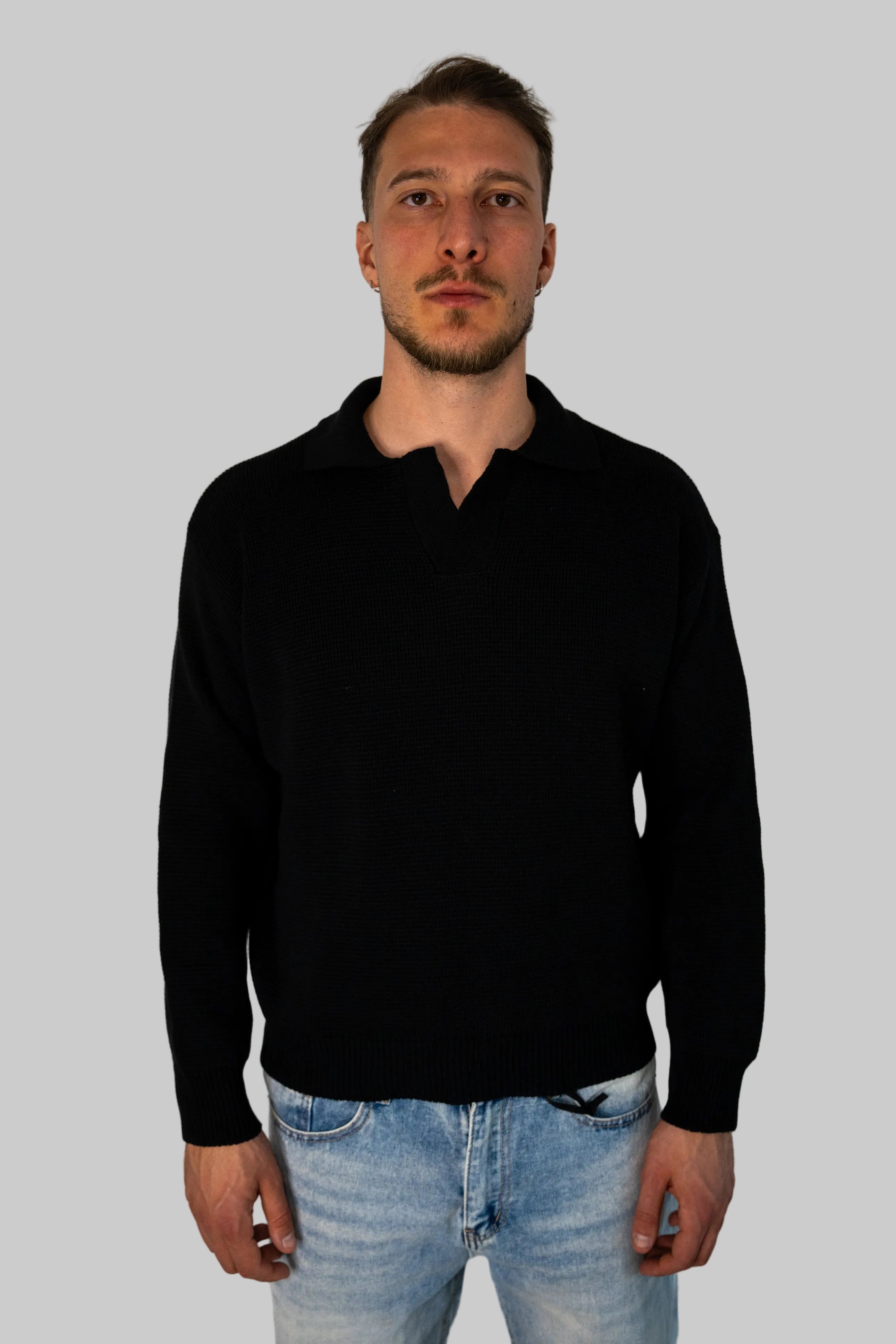 Maglione Mod. Polo Black