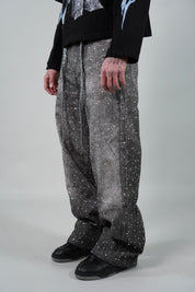 OVR Jeans Rhinestone Grey