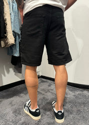 Bermuda jeans strappi corto