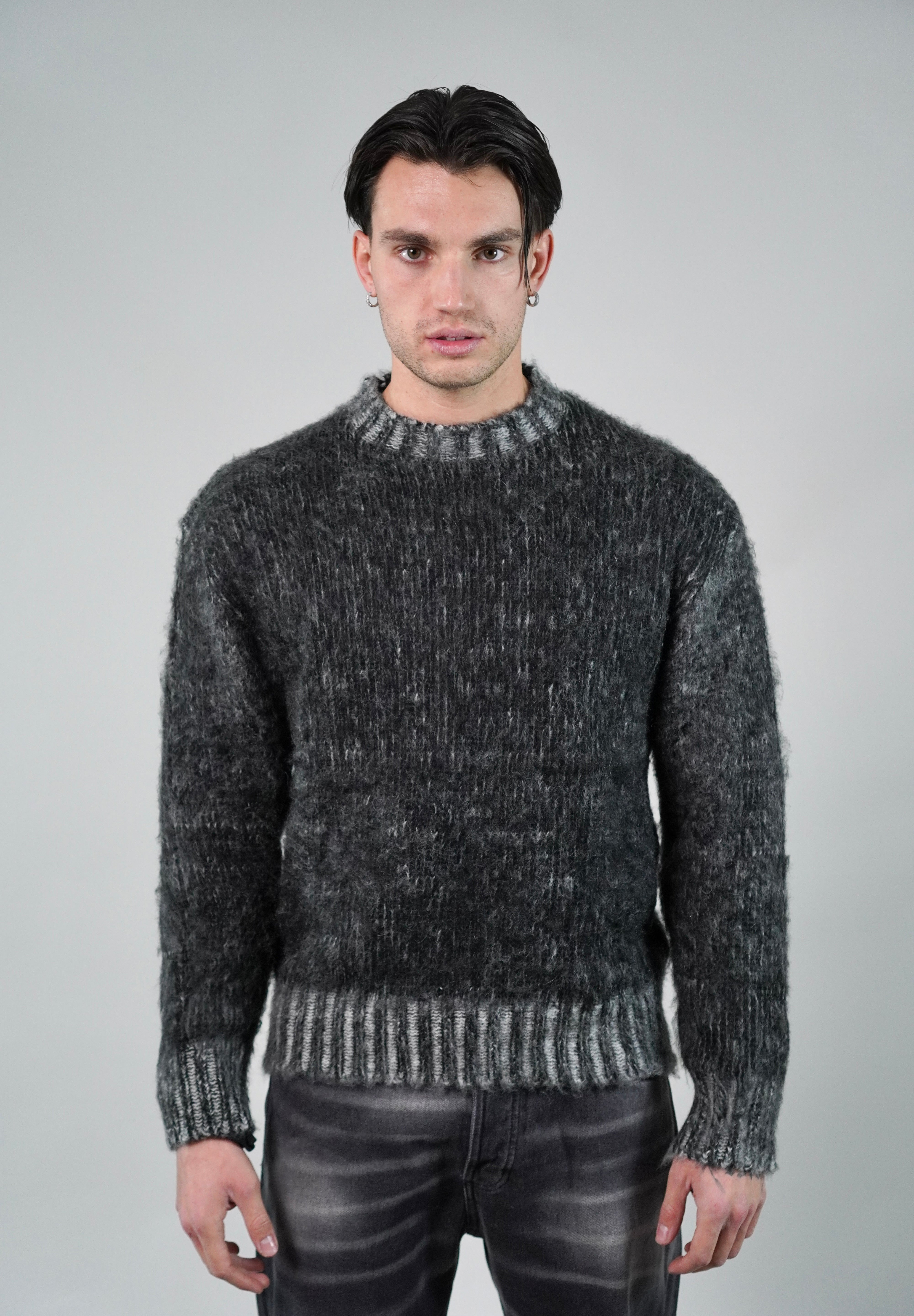 Maglione Mohair Black