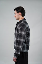 Camicia Flanella Swarovsky Black