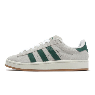 Adidas Campus 00s Crystal White Dark Green