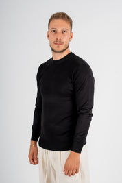 T-Shirt Girocollo Manica Lunga