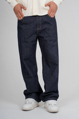 Jeans Bootcut Raw Denim Blue
