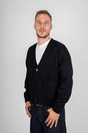 Cardigan Crop Doppia Tasca
