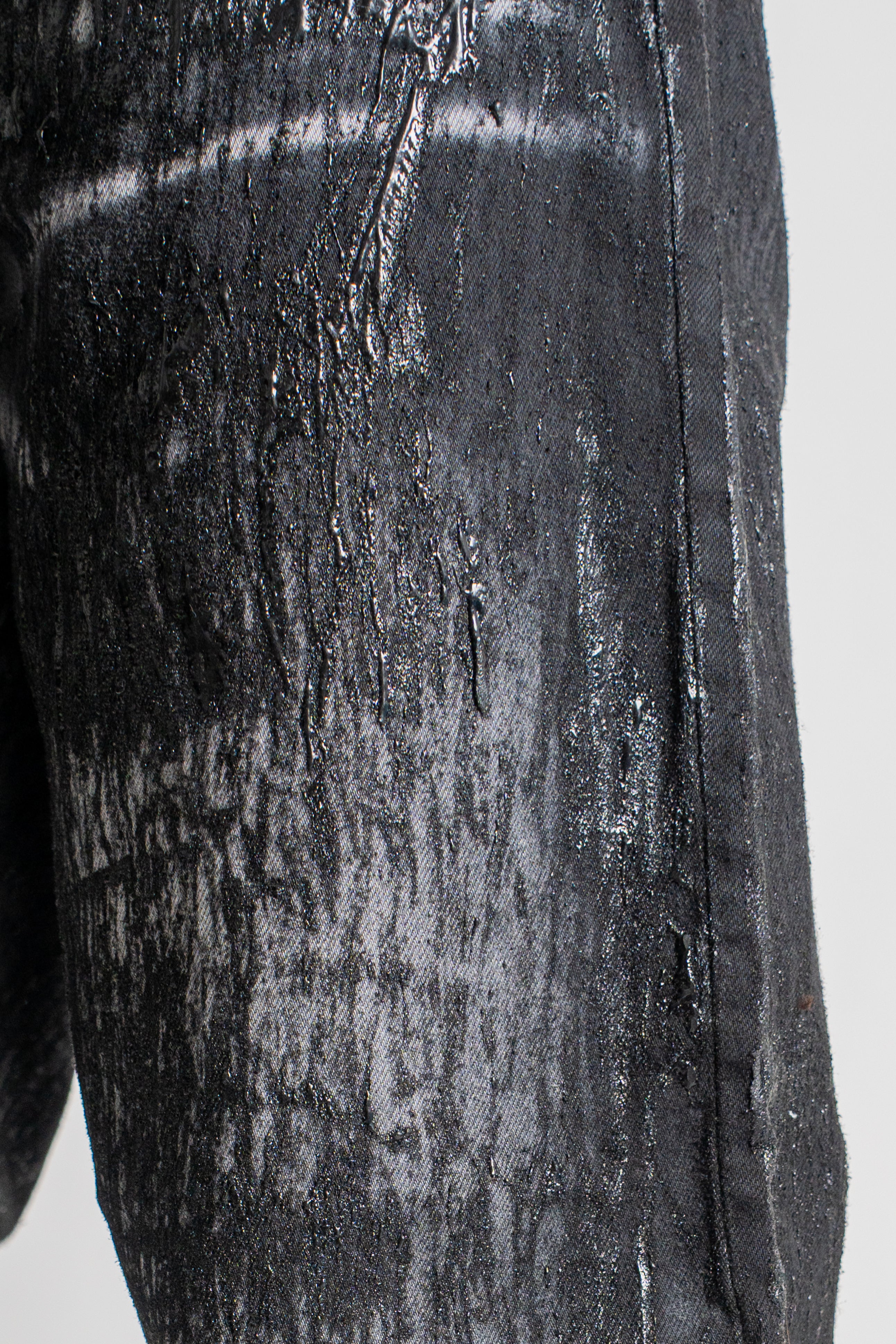 Jeans Baggy Paint Black