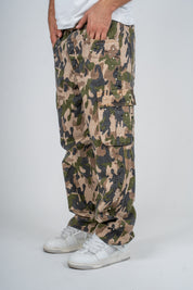 Jeans Baggy Militare con Perle