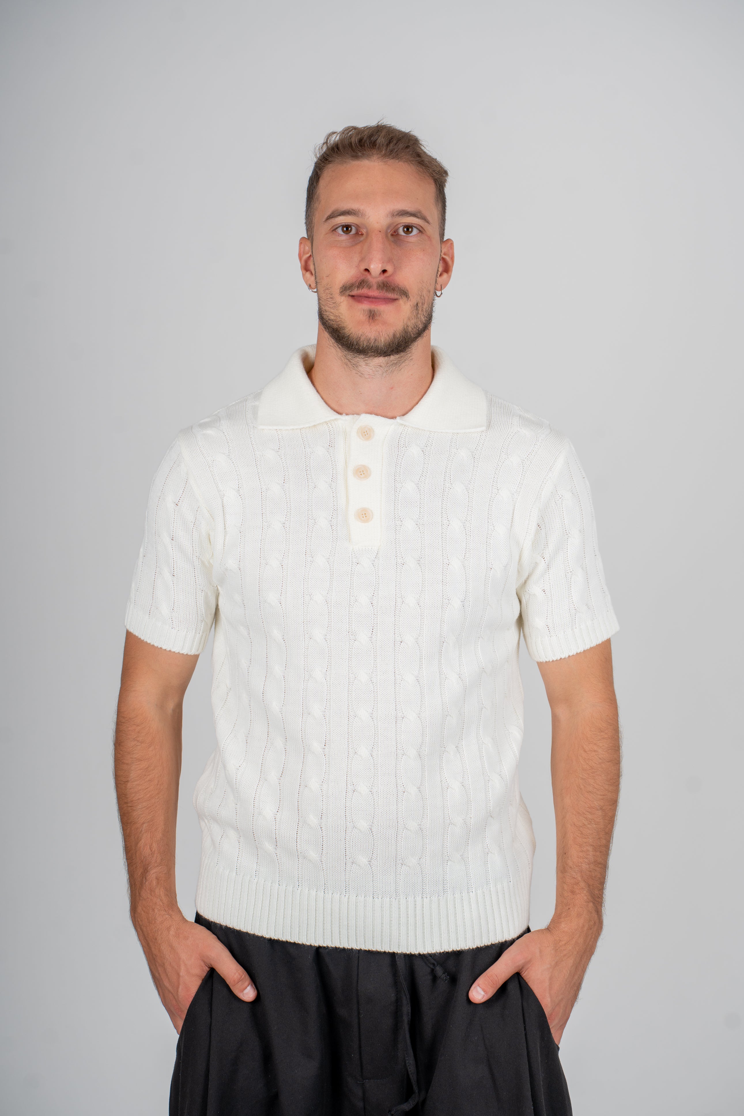 Polo con Treccia Larga