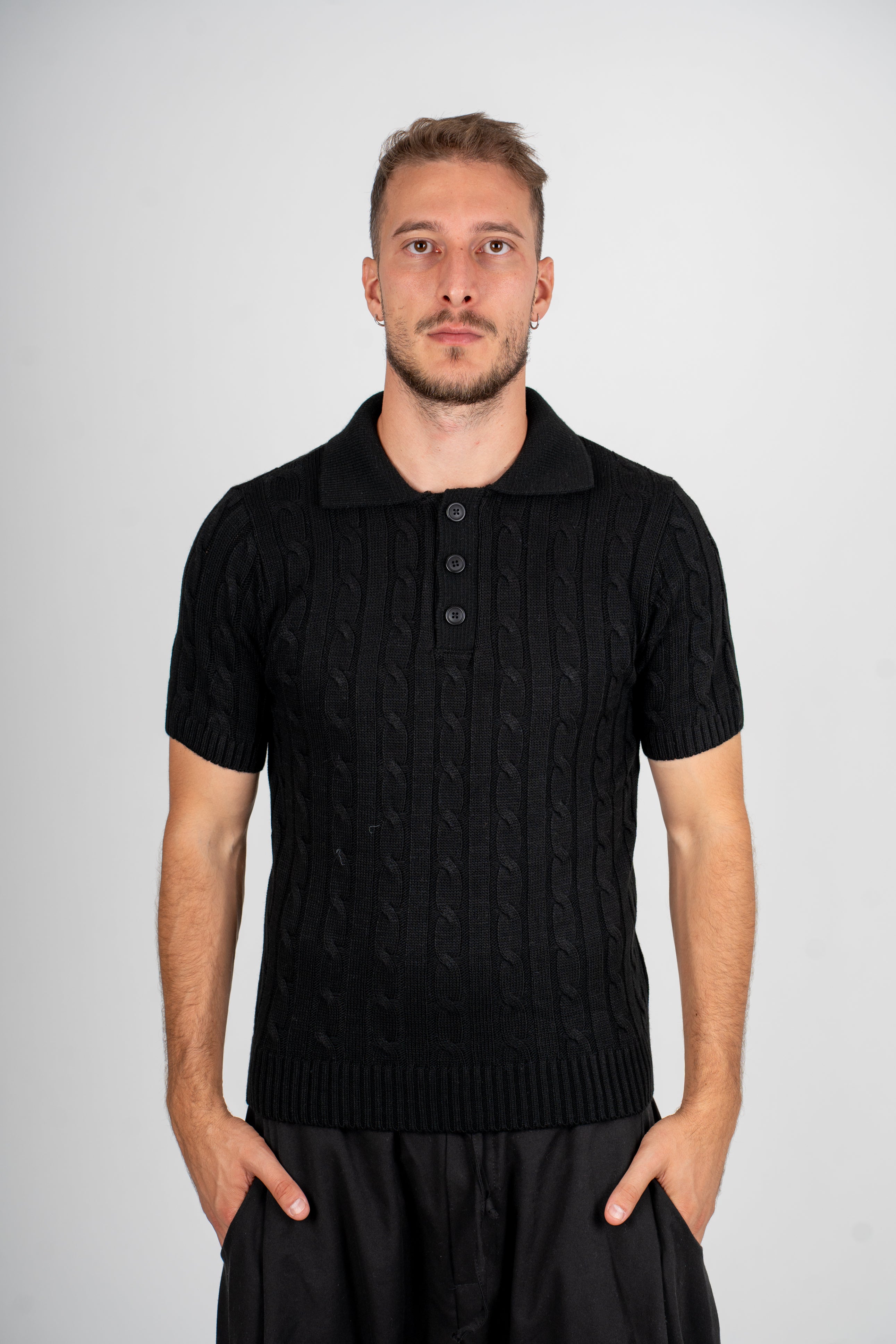 Polo con Treccia Larga