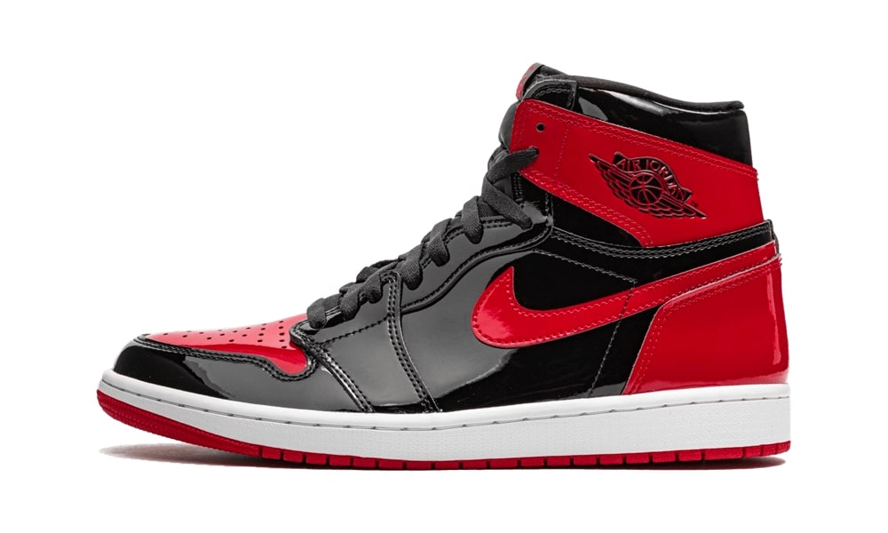 Air Jordan 1 high Patent Bred